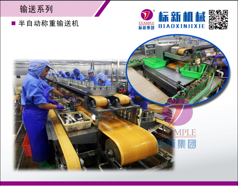 半自动称重输送机